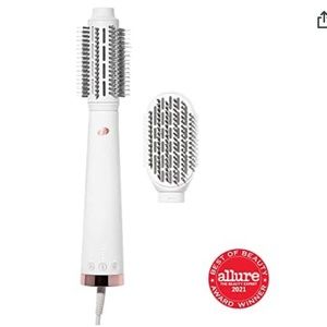 T3 AireBrush Duo Interchangeable Hot Air Blow Dry Brush with Two Attachments